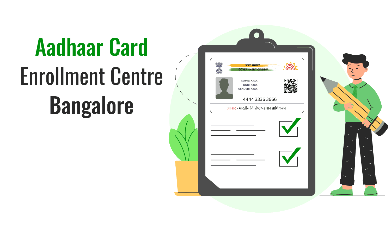 Aadhaar Card Enrolment Centre in Bangalore - Online Centre Near Me